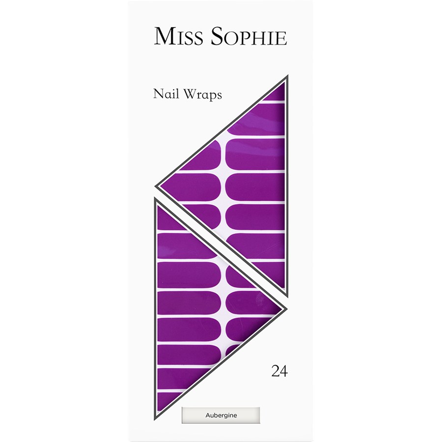 Patchs à Ongles Aubergine Miss Sophie 2